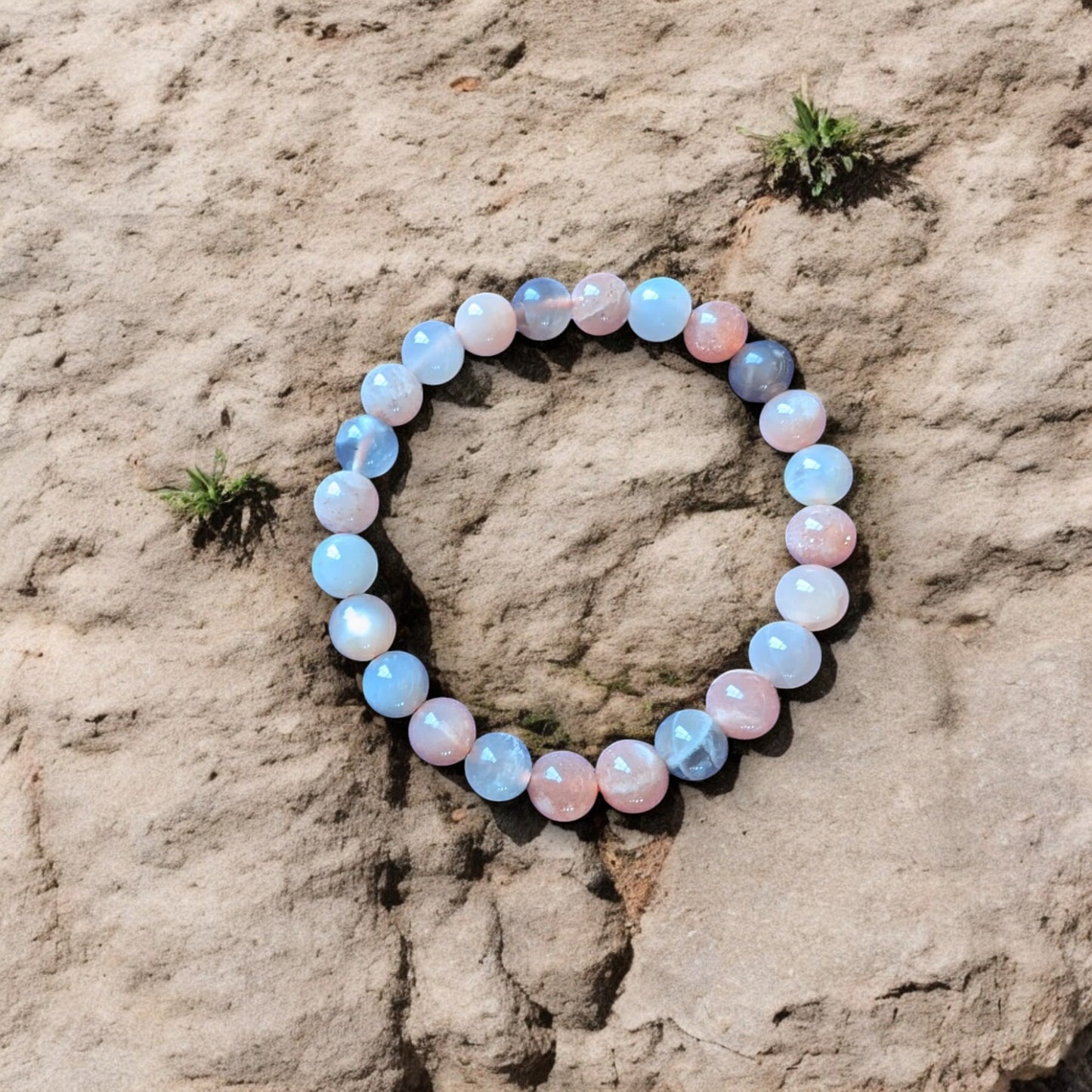 Peach Moonstone Bracelet