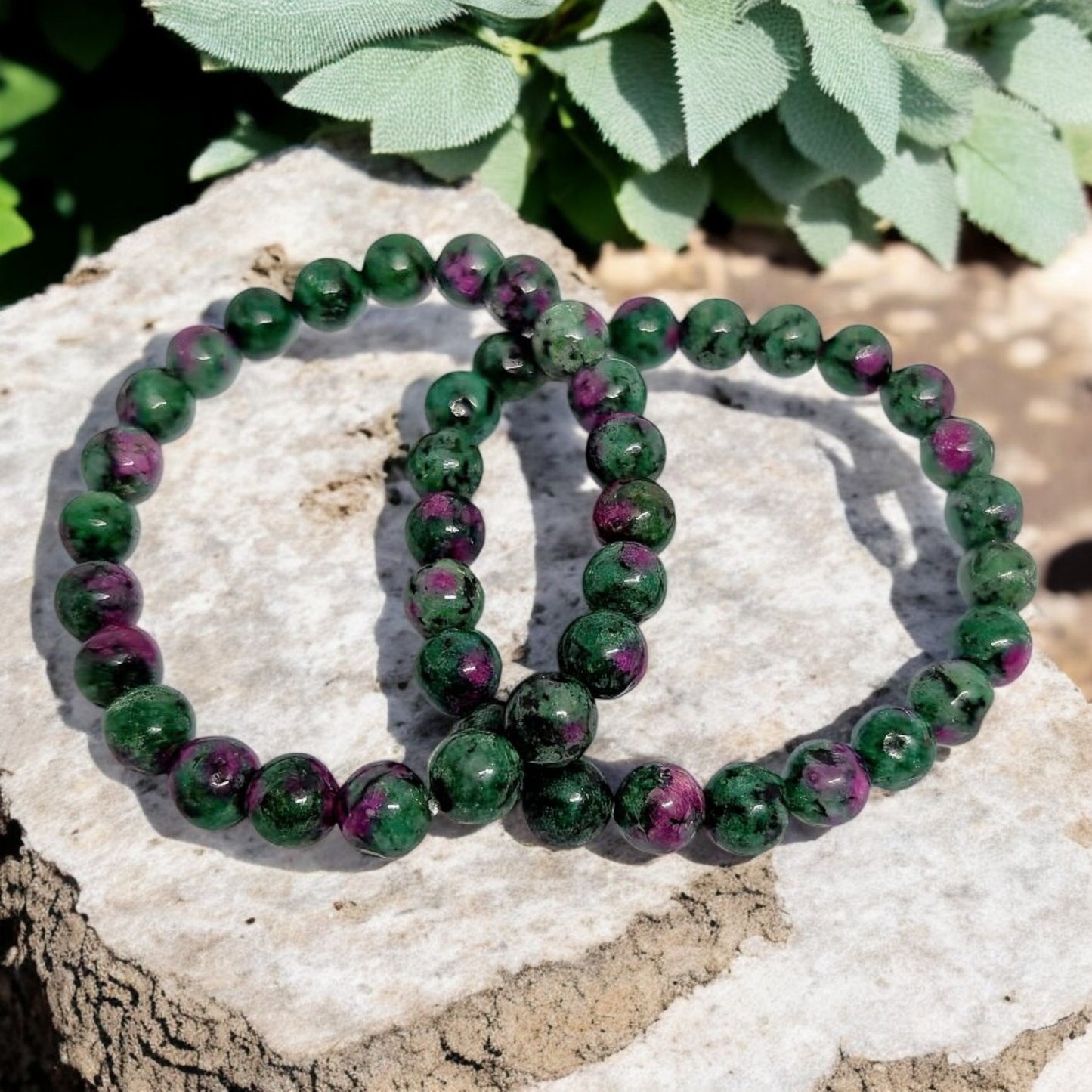 Ruby Zoisite Bracelet