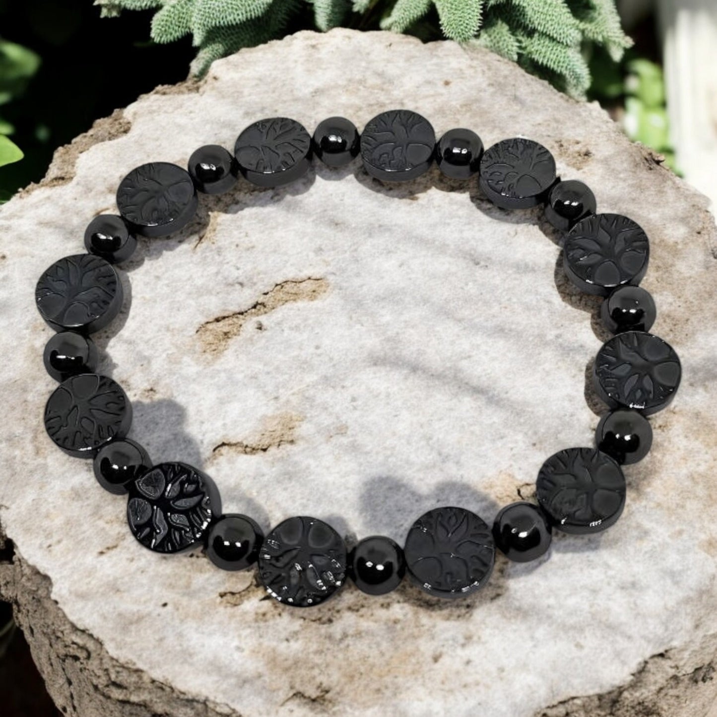 Tree of Life Hematite Bracelet