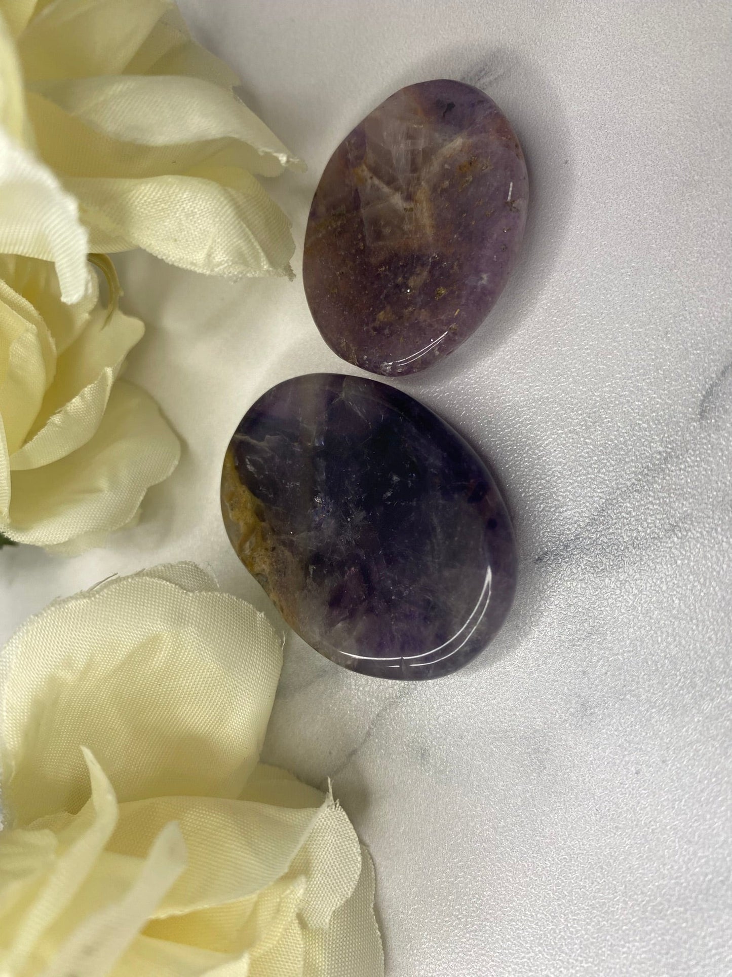 Amethyst Worry Stone