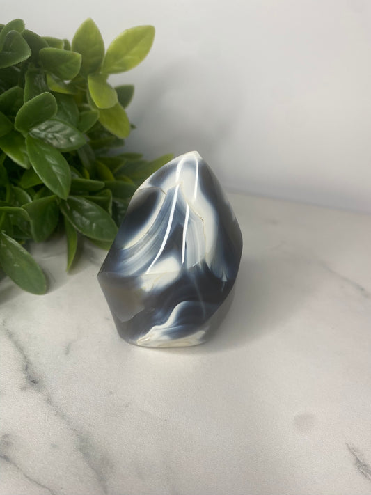 Orca Agate Flame