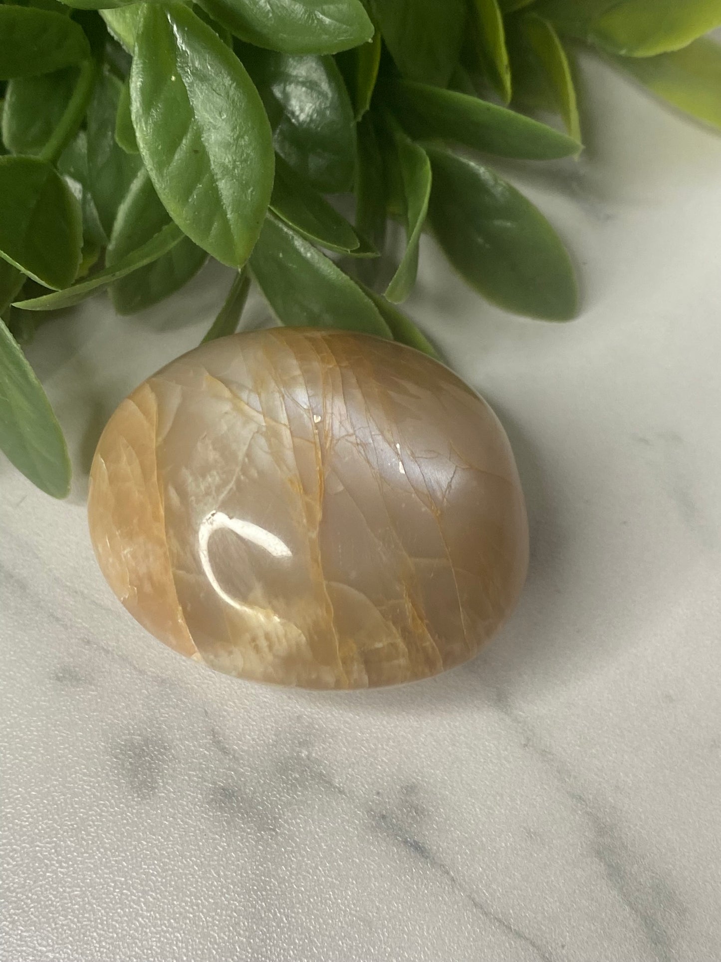 Peach Moonstone Palmstone