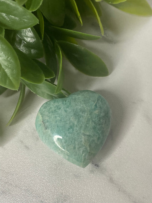 Amazonite Heart