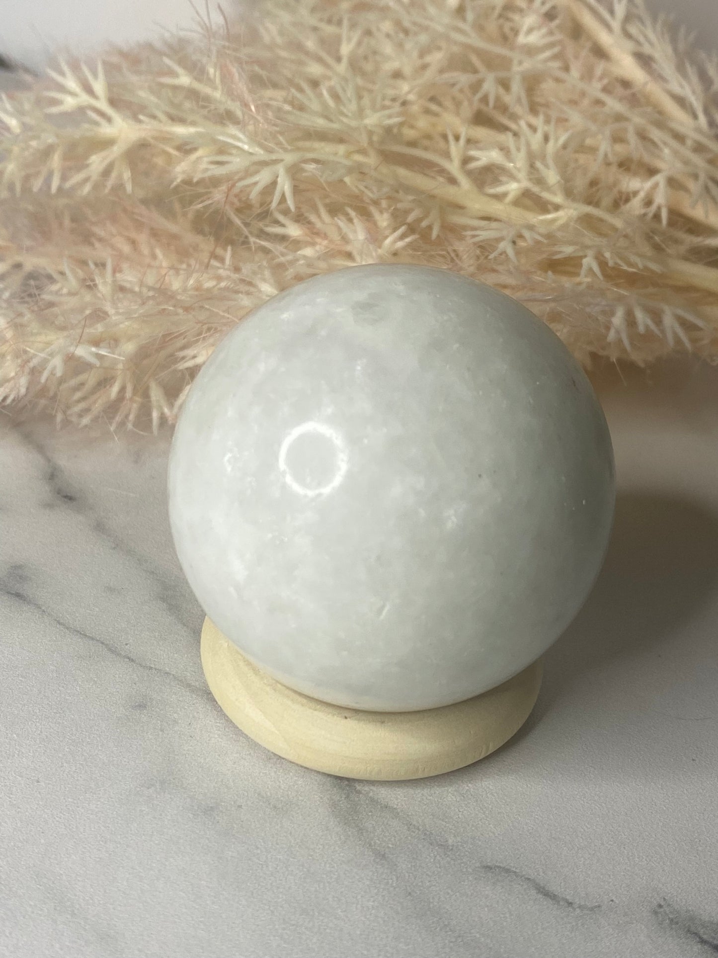 Snow Quartz Sphere