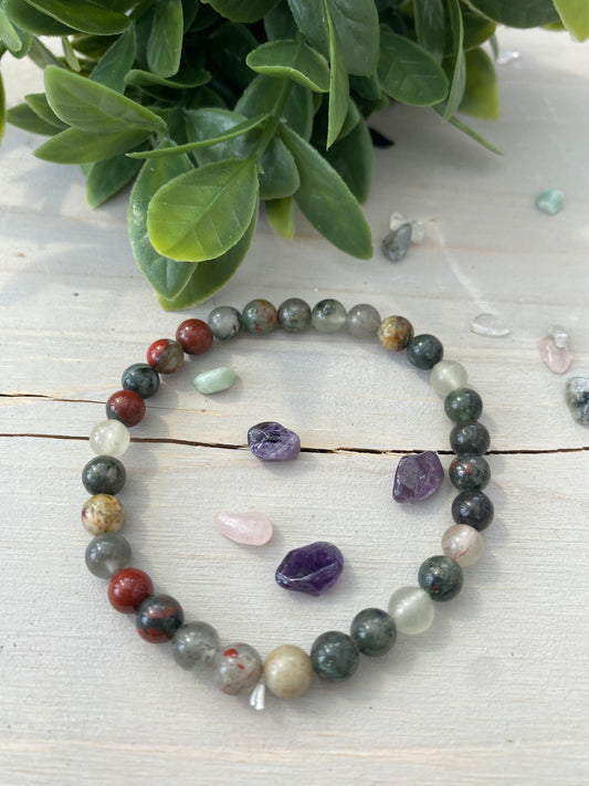 Africa Bloodstone Bracelet