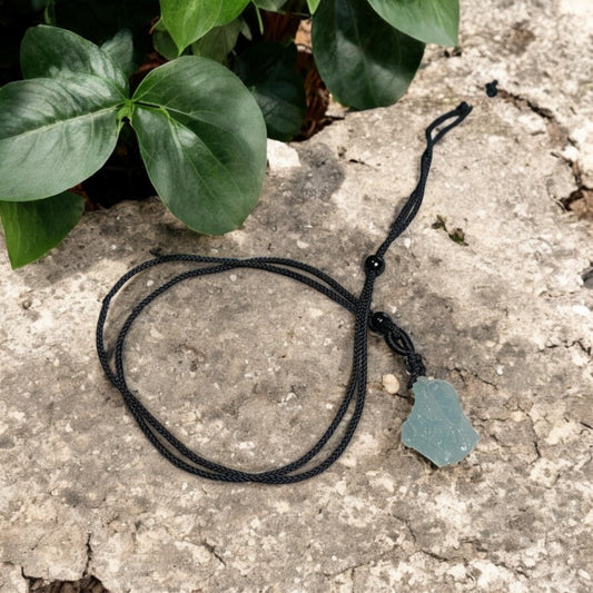 Raw Aquamarine Necklace