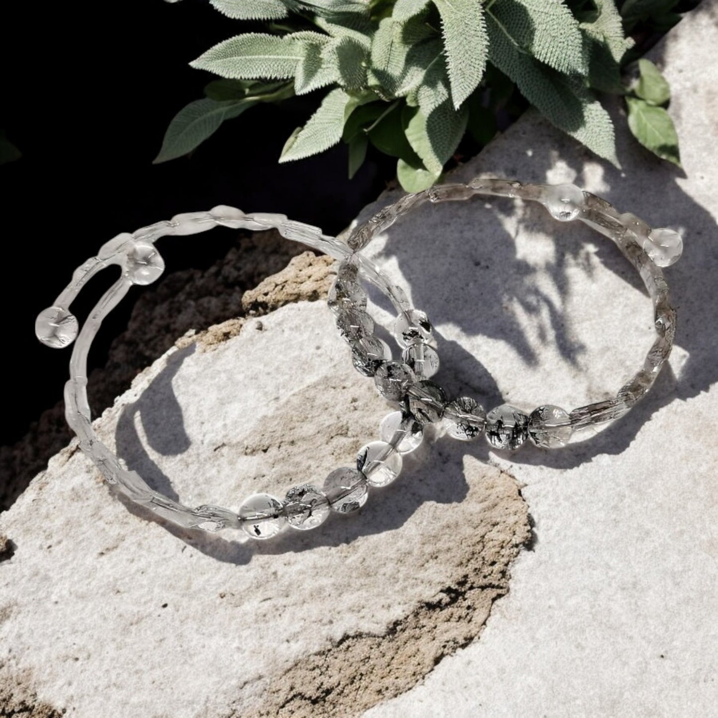 Herkimer Diamond Wrap Bracelet